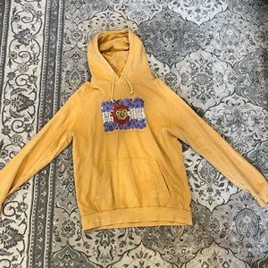 Yellow hoodie
